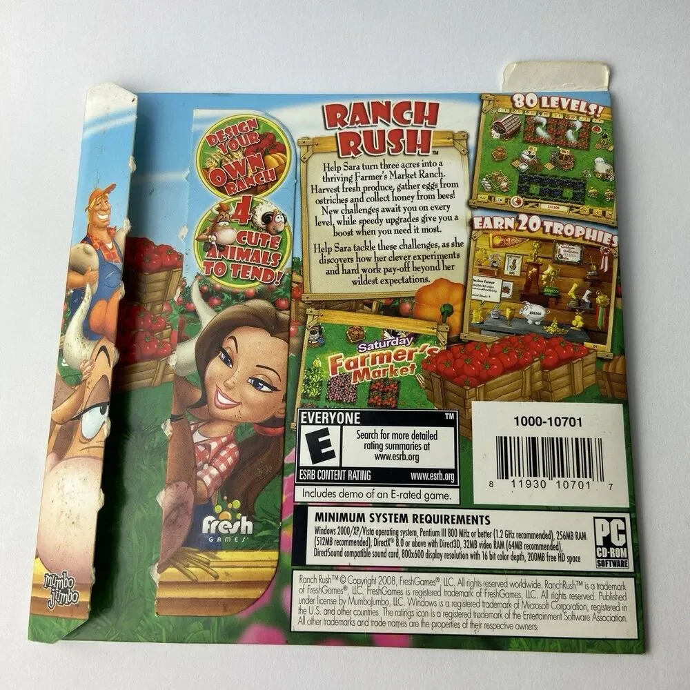 Ranch Rush PC 2008 Rescue The Ranch Mumbo Jumbo Premium Casual Games